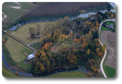 aerial picture of B&B